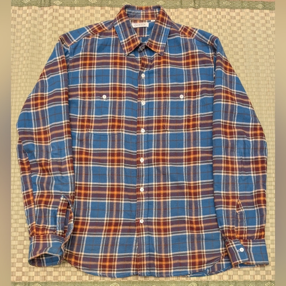 Gustin #540 Vintage Cotton Flannel Men's Size Medium Made in USA